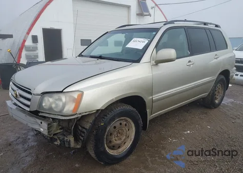 2003 Toyota Highlander V6 from USA, damaged, VIN JTEHF21A930099227